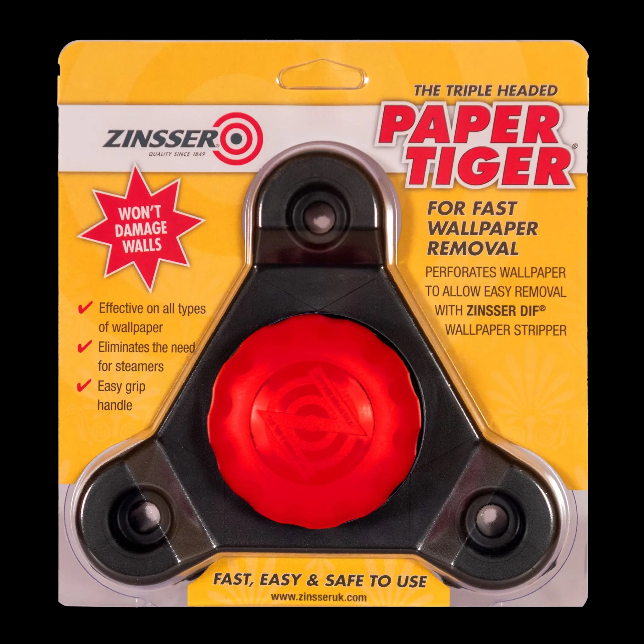 Zinsser Paper Tiger Triple Head Wallpaper Stripper Tool