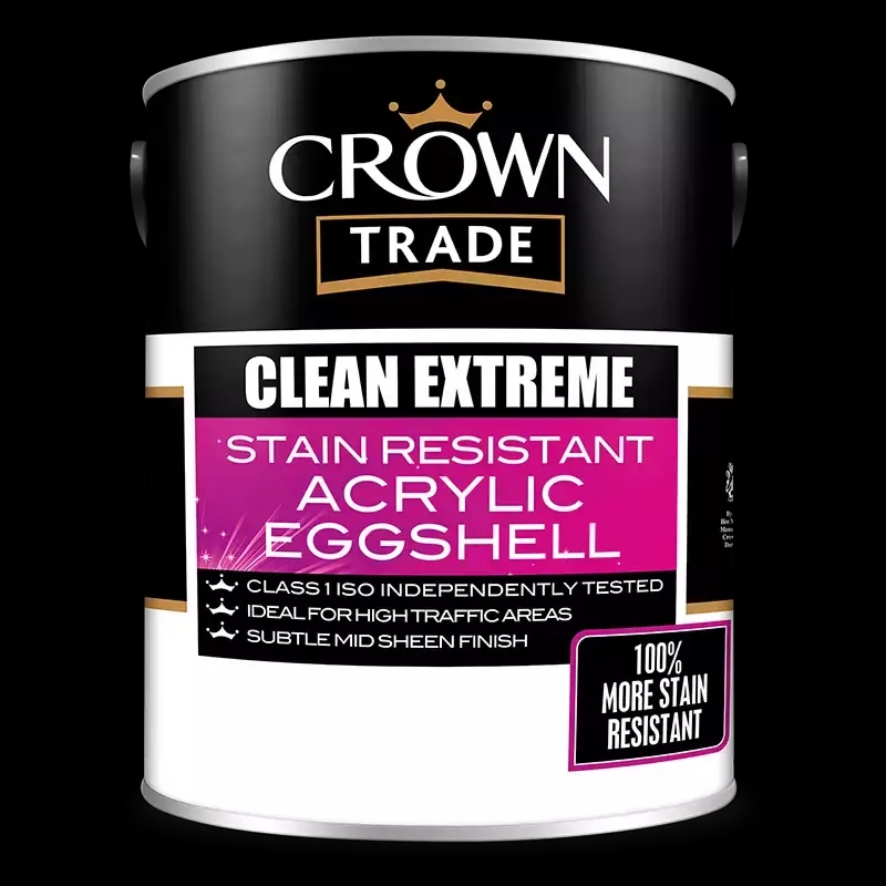 Crown Trade Clean Extreme Stain Resistant Acrylic Eggshell