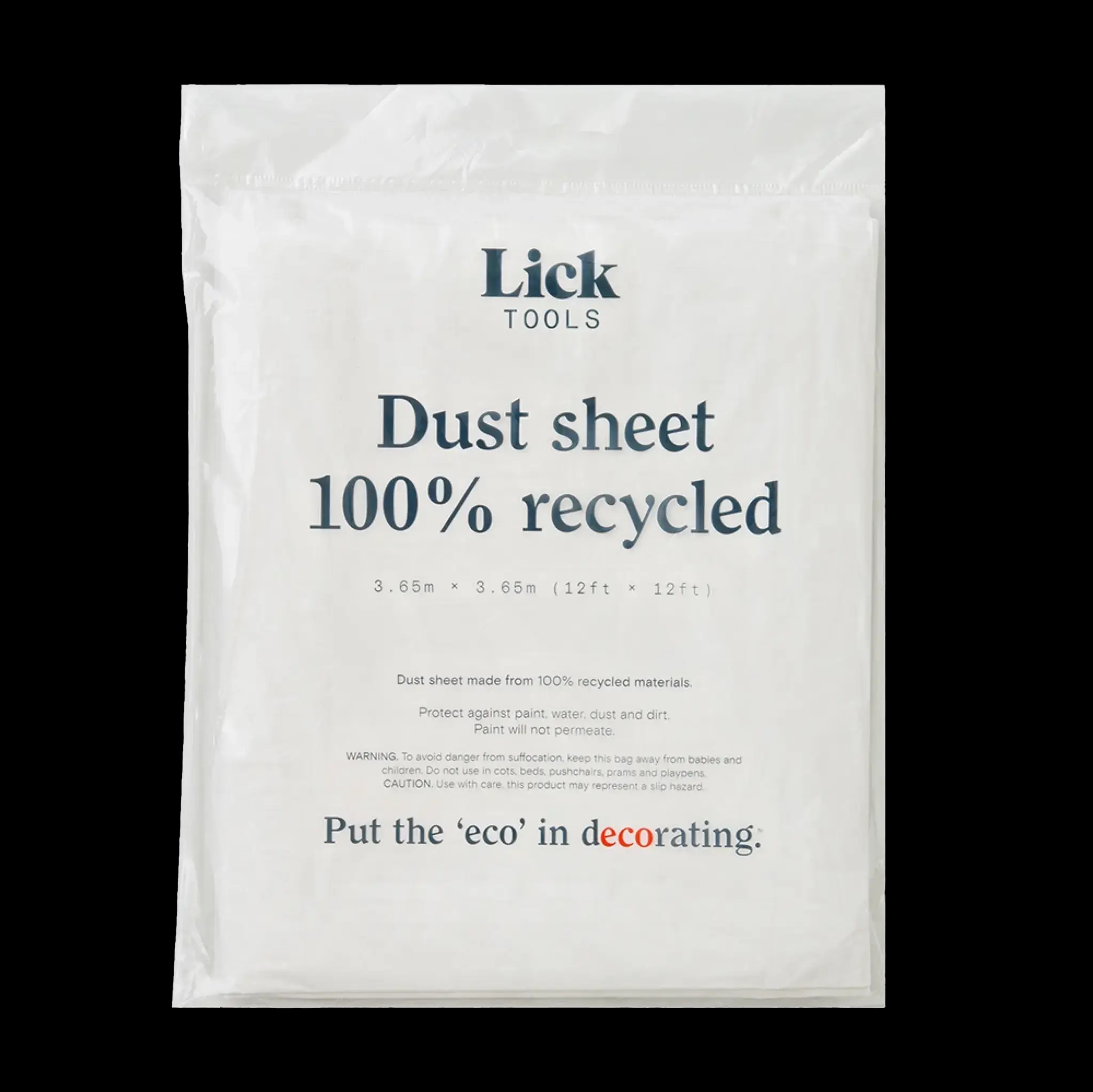 LickTools Recycled Dust Sheet