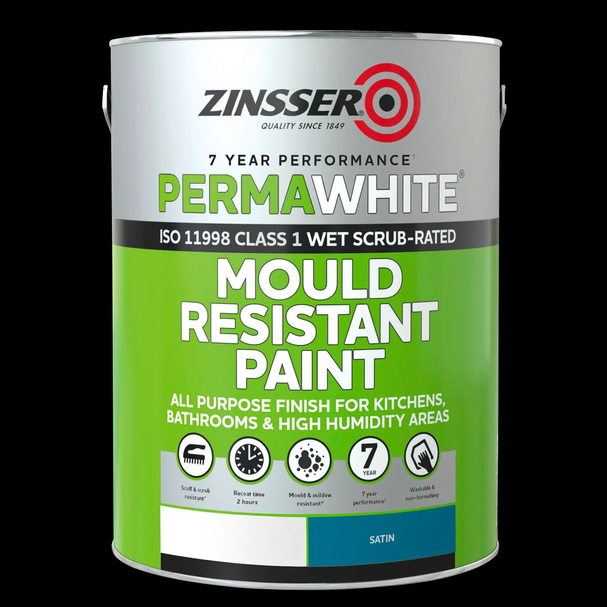 Zinsser Perma-White Interior Satin Paint