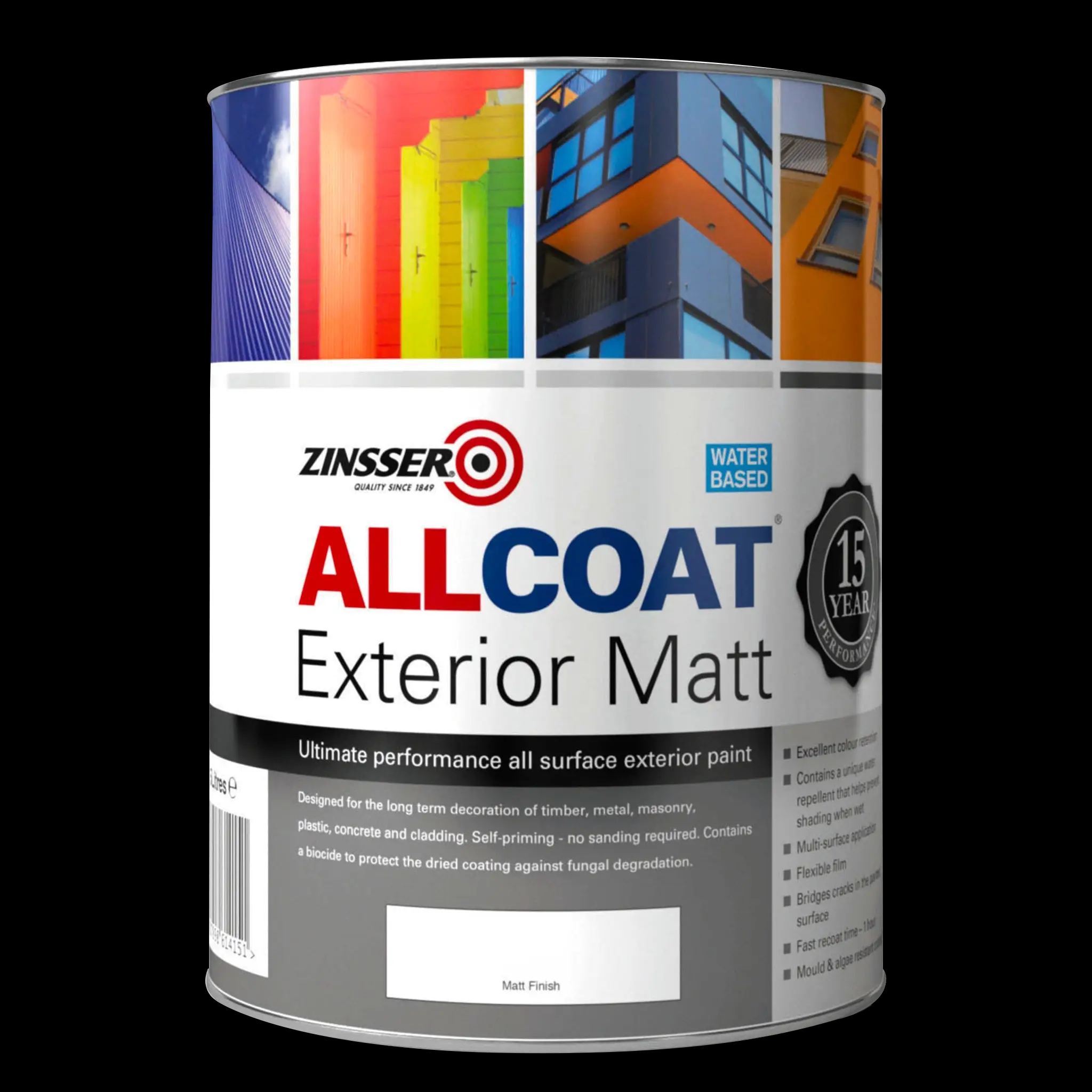 Zinsser AllCoat Exterior Matt (Water Based)