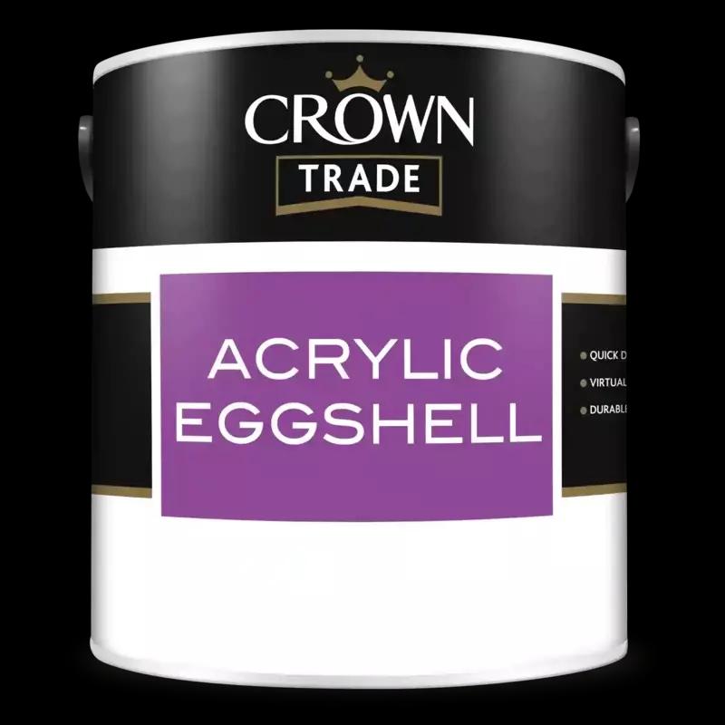 Crown Trade Acrylic Eggshell A midsheen water based emulsion