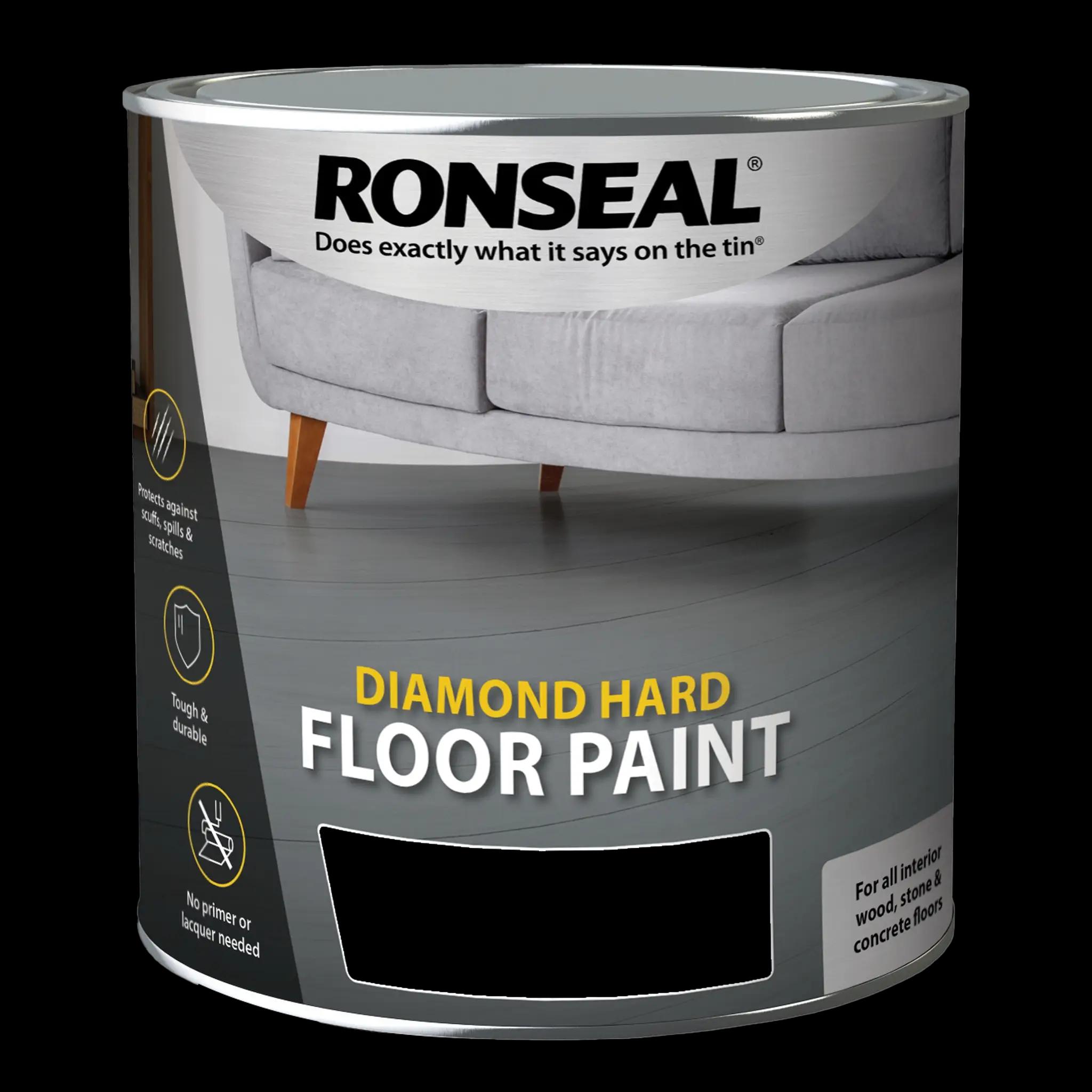 Ronseal Diamond Hard Floor Paint for Wood and Concrete Floors